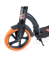Самокат Trolo Raptor 2017 (перед амортизатор) ОРАНЖ-ГРАФИТ