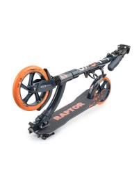 Самокат Trolo Raptor 2017 (перед амортизатор) ОРАНЖ-ГРАФИТ