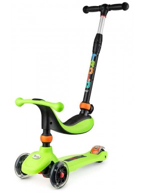 Самокат Trolo Rino Lights 2017 зеленый