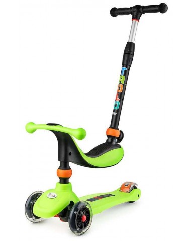 Самокат Trolo Rino Lights 2017 зеленый