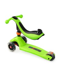 Самокат Trolo Rino Lights 2017 зеленый