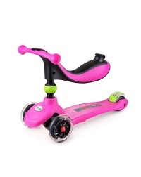 Самокат Trolo Rino Lights 2017 розовый