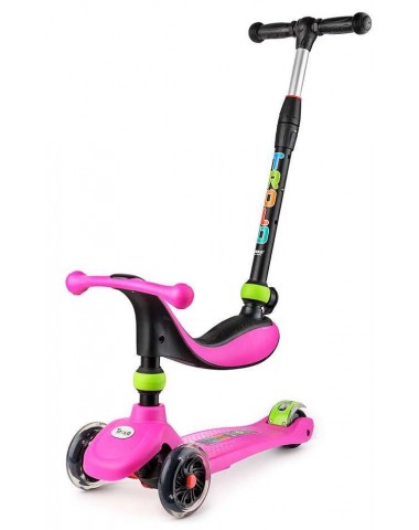 Самокат Trolo Rino Lights 2017 розовый