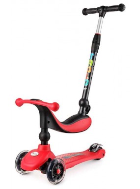 Самокат Trolo Rino Lights 2017 красный