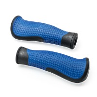 Грипсы Trolo Pixel синий/черный для трюкового / городского / детского самоката