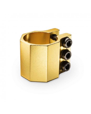 Хомут нижний 3х болт. к Quantum__DELIM__ Pixel золотой для трюкового самоката