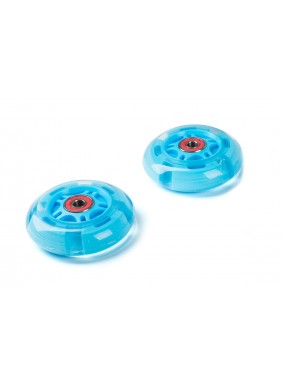 Светящиеся колеса задние 80 мм (2 шт.) Голубой