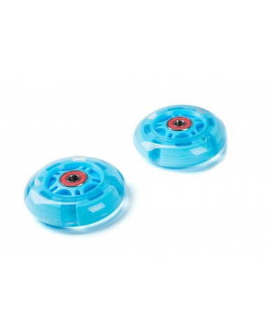 Светящиеся колеса задние 80 мм (2 шт.) Голубой