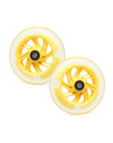 Светящиеся колеса передние 120 мм (2 шт.) 120х30 мм под модель Maxi Желтый