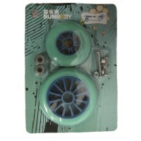 Колеса для самокатов 100/125 мм Зеленый