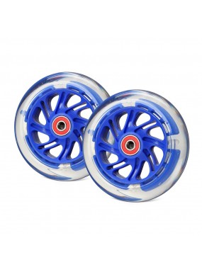 Светящиеся колеса передние 120 мм (2 шт.) 120х30 мм под модель Maxi Темно-синий Светящиеся колеса передние 120 мм (2 шт.) 120х30 мм под модель Maxi Темно-синий