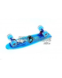 Пенни борд TRANSPARENT 22" LIGHT светящийся прозрачный голубой Пенни борд TRANSPARENT 22" LIGHT светящийся прозрачный голубой