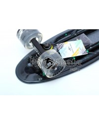 Миникруизер  TRANSPARENT 22" LIGHT 2018  светящийся прозрачный серый