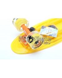 Миникруизер TRANSPARENT 22 LIGHT светящийся прозрачный желтый Миникруизер TRANSPARENT 22 LIGHT светящийся прозрачный желтый