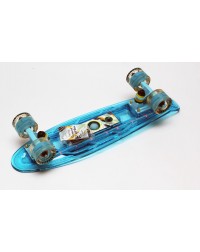 Миникруизер TRANSPARENT 22" LIGHT Music аква Миникруизер TRANSPARENT 22" LIGHT Music аква