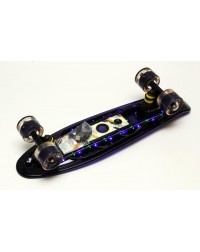 Миникруизер  TRANSPARENT 22" LIGHT Music фиолетовый