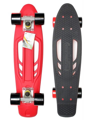 Миникруизер Shark 22"6" Abec 7 chrome black Пенни борд для детей / подростков Миникруизер Shark 22"6" Abec 7 chrome black Пенни борд для детей / подростков
