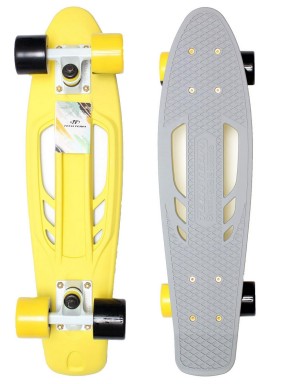 Миникруизер Shark 22"6" Abec 7 chrome grey Миникруизер Shark 22"6" Abec 7 chrome grey