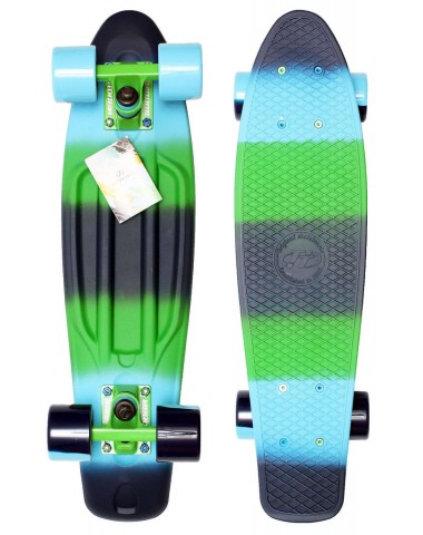 Миникруизер Multicolor 22"6" Abec 7 chrome green Пенни борд для детей / подростков Миникруизер Multicolor 22"6" Abec 7 chrome green Пенни борд для детей / подростков