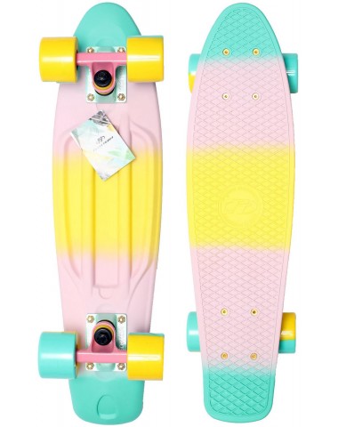 Миникруизер Multicolor 22"6" Abec 7 chrome mint Пенни борд для детей / подростков Миникруизер Multicolor 22"6" Abec 7 chrome mint Пенни борд для детей / подростков