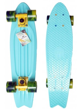 Миникруизер FISHBOARD 23" Abec 7 chrome azure