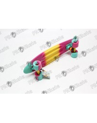 Миникруизер Multicolor 22"6" Abec 7 chrome yellow