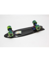 Миникруизер FISHBOARD 23" Abec 7 chrome black Миникруизер FISHBOARD 23" Abec 7 chrome black