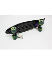 Миникруизер FISHBOARD 23" Abec 7 chrome black Миникруизер FISHBOARD 23" Abec 7 chrome black