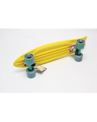 Миникруизер FISHBOARD 23" Abec 7 chrome yellow Миникруизер FISHBOARD 23" Abec 7 chrome yellow