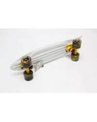 Миникруизер FISHBOARD 23" Abec 7 chrome white Миникруизер FISHBOARD 23" Abec 7 chrome white