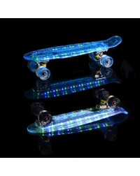 Миникруизер  TRANSPARENT 22" LIGHT Music зеленый