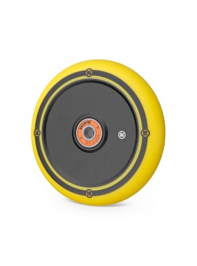 Колесо Hipe Flat Solid logo 120мм черный/желтый Колесо Hipe Flat Solid logo 120мм черный/желтый