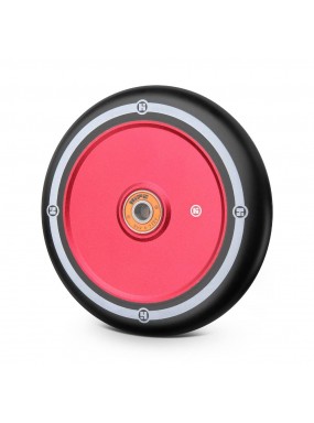 Колесо Hipe Flat Solid logo 125мм красный/черный Колесо Hipe Flat Solid logo 125мм красный/черный