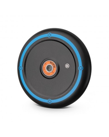 Колесо Hipe Flat Solid logo 110мм черный/черный-синий для трюкового самоката