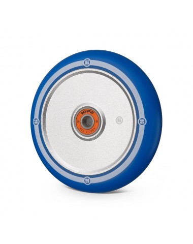 Колесо Hipe Flat Solid logo 110мм черный/синий для трюкового самоката