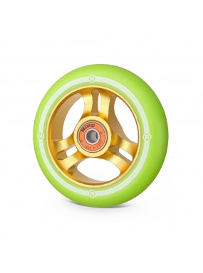 Колесо Hipe 3W 100мм золотой/св.-зеленый Колесо Hipe 3W 100мм золотой/св.-зеленый