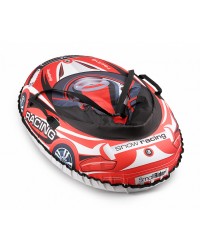 Надувные санки-тюбинг с сиденьем и ремнями Small Rider Snow Cars 3 (ВМ красный)