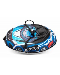 Надувные санки-тюбинг с сиденьем и ремнями Small Rider Snow Cars 3 (ВМ синий)