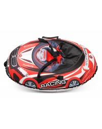 Надувные санки-тюбинг с сиденьем и ремнями Small Rider Snow Cars 3 (ВМ красный)