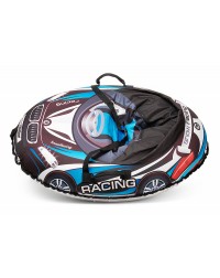 Надувные санки-тюбинг с сиденьем и ремнями Small Rider Snow Cars 3 (ВМ черно-синий)