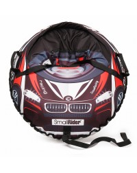 Надувные санки-тюбинг с сиденьем и ремнями Small Rider Snow Cars 3 (ВМ черно-красный)