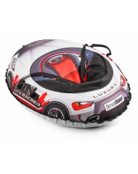 Надувные санки-тюбинг с сиденьем и ремнями Small Rider Snow Cars 3 (LX-красный)