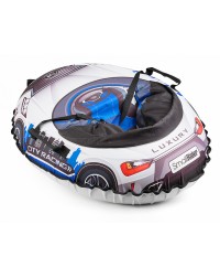 Надувные санки-тюбинг с сиденьем и ремнями Small Rider Snow Cars 3 (LX-синий)