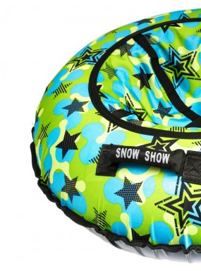 Тюбинг Snow Show звезды зеленые 105