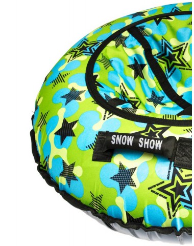 Тюбинг Snow Show звезды зеленые 105 Тюбинг Snow Show звезды зеленые 105