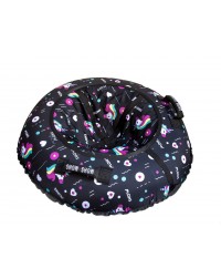 Тюбинг Snow Show Unicorn black 90