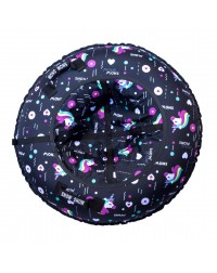Тюбинг Snow Show Unicorn black 90