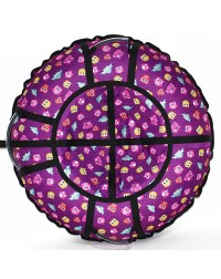 Тюбинг Triumf Active Люкс Pro Совята фиолетовые105 см