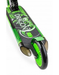 Детский самокат с дымом, звуком, светом Small Rider Dragon (зеленый) Детский самокат с дымом, звуком, светом Small Rider Dragon (зеленый)
