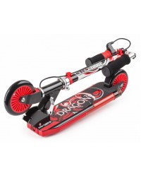 Детский самокат с дымом, звуком, светом Small Rider Dragon (красный) Детский самокат с дымом, звуком, светом Small Rider Dragon (красный)